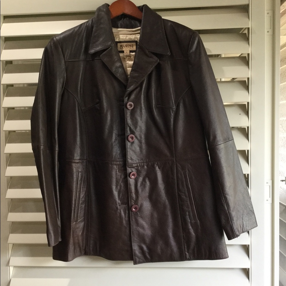 Chocolate Brown Leather Jacket